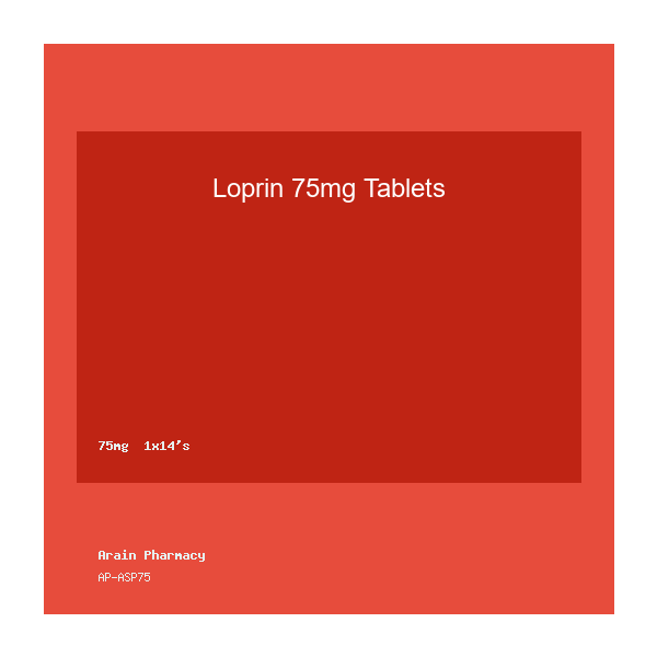 Loprin 75mg Tablets