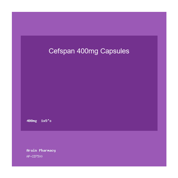 Cefspan 400mg Capsules