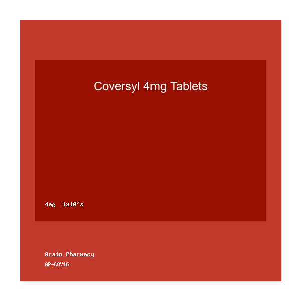Coversyl 4mg Tablets