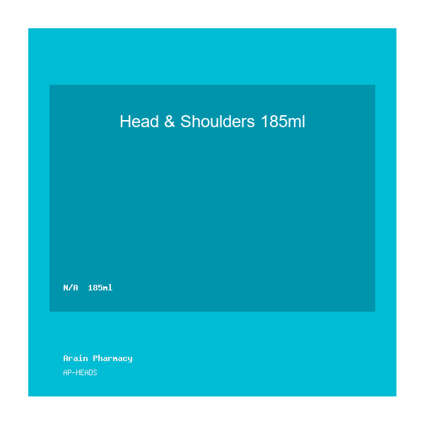 Head & Shoulders 185ml