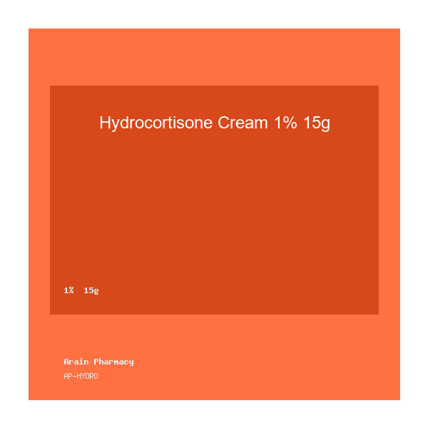Hydrocortisone Cream 1% 15g