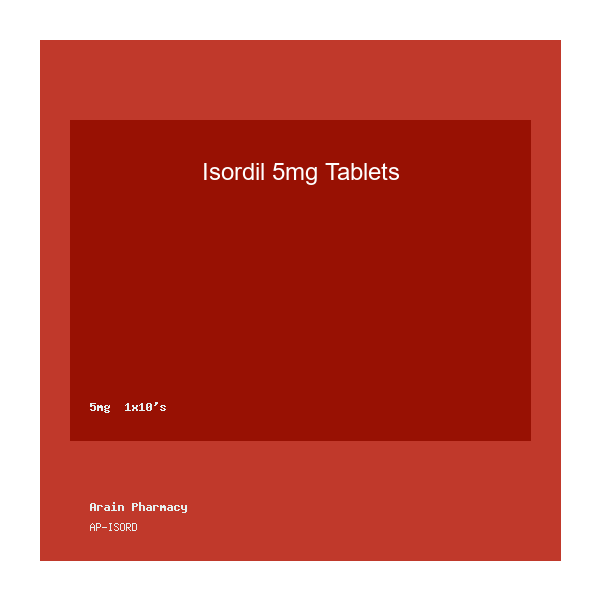 Isordil 5mg Tablets
