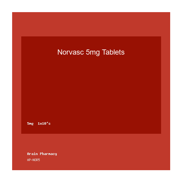 Norvasc 5mg Tablets