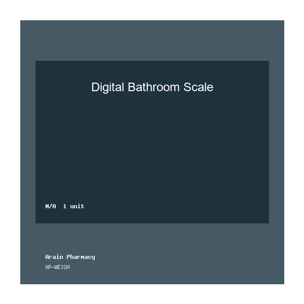 Digital Bathroom Scale