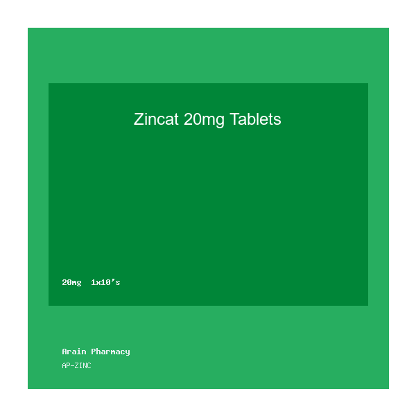 Zincat 20mg Tablets