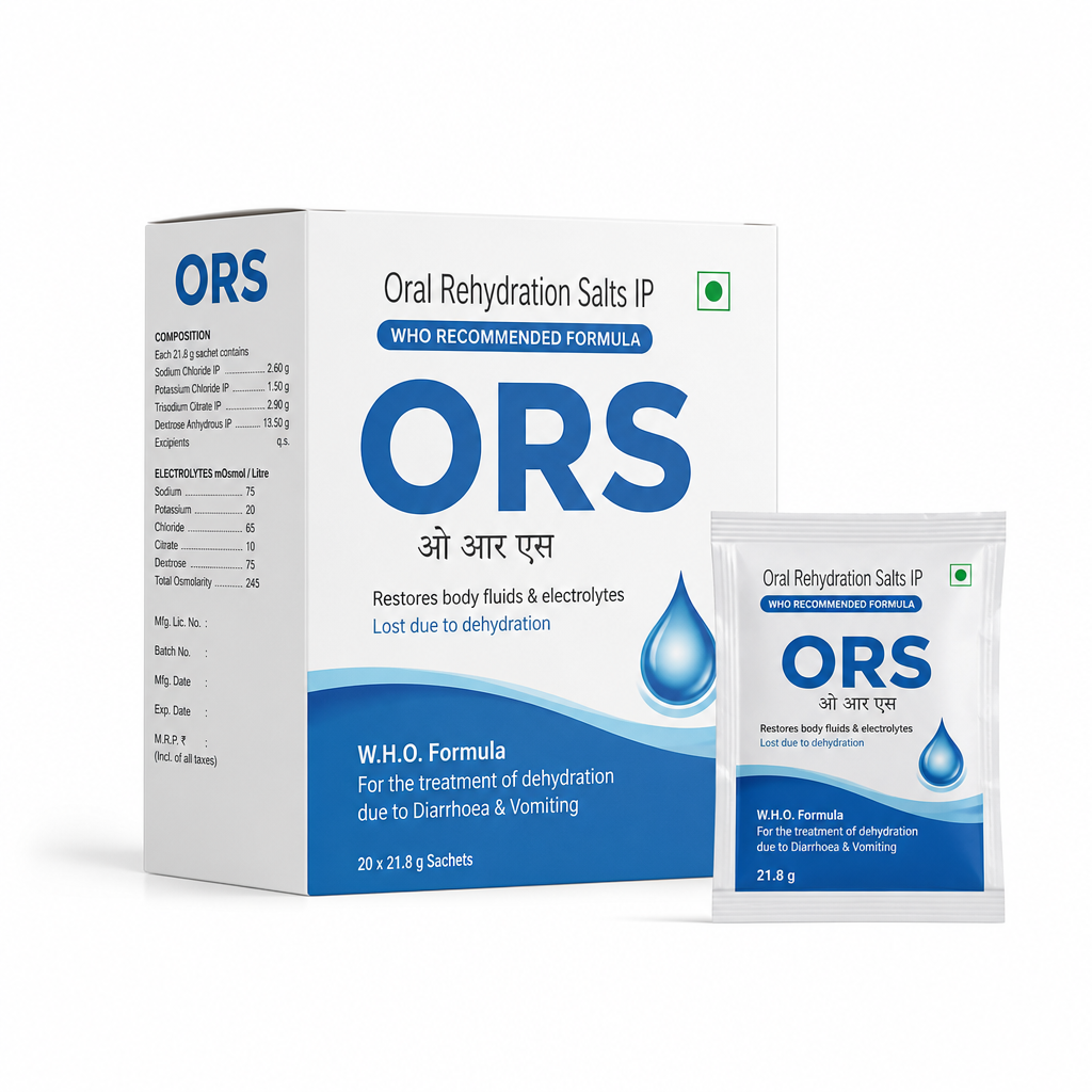 ORS WHO Formula Sachets